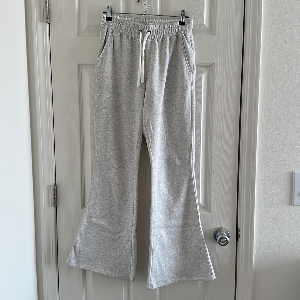 Abercrombie Gray Flared Sweatpants